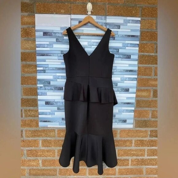 Marchesa Notte Stretch Cocktail Dress size 14 - Picture 8 of 16